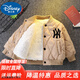 迪士尼寶寶兒童羽絨棉服2025嬰兒男寶寶棉衣加絨加厚夾克外套秋冬款男童冬裝 卡其色棉服 100 【建議身高85-95】