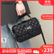 viney牛皮包包女包新款斜挎包品牌單肩包生日禮物送女友老婆 【黑色】實(shí)用輕奢高級感小方包 時(shí)尚百搭休閑小眾手提包
