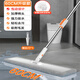 AILUKI日本免手洗寬拖把2025新款家用一拖凈平板拖地大號地拖布懶人商用 【熱賣(mài)推薦90%家庭甄選】60㎝太空鋁板(4布頭含刮刀)