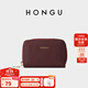 紅谷包包女包新款卡包女式小巧多卡位證件收納包牛皮生日禮物 酒紅