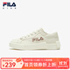 FILA斐樂(lè )童鞋兒童休閑鞋2025年夏季新款低幫帆布鞋男女中大童板鞋 泡沫白/奶白-WA 35 內長(cháng)22.0cm