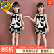 G.duck童裝女童夏季套裝2024新款洋氣兒童衣服中大童時(shí)尚潮流韓版兩件套 圖片色 100 建議90-100cm3-4歲cm