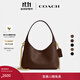 蔻馳（COACH）女士BROOKLYN 23號單肩包真皮斜挎包簡(jiǎn)約早秋包包女包 B4/楓葉色