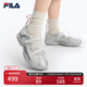 FILA斐樂(lè )官方芭蕾涼鞋女2025夏季新款瑪麗珍涼拖鞋子休閑鞋運動(dòng)鞋 太空銀/白瑪瑙灰-SW 35.5