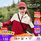安踏兒童女童運動(dòng)上衣2025秋舒適四防連帽運動(dòng)薄外套A62537603