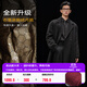 伯爵卓爾高端全羊毛雙面呢大衣100%男士2025秋冬季新款中長(cháng)款通勤男裝外套 月夜黑 【二代升級 - 石墨烯 / 鵝絨內膽】  XL (180)