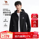 駱駝（CAMEL）戶(hù)外抓絨衣男秋冬季保暖鎖溫抗靜電內膽搖粒絨登山外套 K181 XL