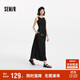 森馬（Semir）連衣裙女高腰拼接背心裙百搭2025夏優(yōu)雅圓領(lǐng)長(cháng)裙通勤109325114015