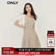 ONLY秋季氣質(zhì)設計感拼色短款連衣裙女|123207076 C13 羽毛灰FEATHER GRAY XS (155) 76A