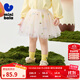 迷你巴拉巴拉女童網(wǎng)紗半身裙寶寶柔軟不扎膚甜美半截裙秋新款 白綠色調00314 90