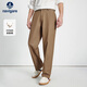 納維凱爾意大利小帆船25秋冬新款男寬松親膚休閑褲通勤闊腿長(cháng)褲1332075507