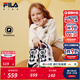 FILA斐樂(lè )兒童童鞋運動(dòng)鞋子2025年冬季新款男女童中大童籃球鞋豌豆鞋 黑/微妙粉-BB 33