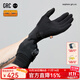 GRC桀驁無(wú)盡冬季新款3D人體工學(xué)雙箭頭防風(fēng)抓絨保暖公路騎行手套 黑色 L