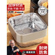 JCZS德國品牌錫紙碗空氣電炸鍋專(zhuān)用家用烤箱燒烤錫箔紙盤(pán)加厚食品級錫 【60只裝】18cm*18cm