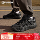 FILA FUSION斐樂(lè )男女鞋時(shí)尚情侶面包鞋復古休閑鞋籃球鞋運動(dòng)鞋 車(chē)漆黑/神秘灰-SF情侶同款 43