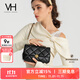 VANESSA HOGAN VH女包玫瑰系列海倫單肩包菱格包牛皮鏈條斜挎包輕奢腋下包禮物