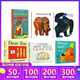 英文原版啟蒙紙板 6冊 Dear Zoo I Am a Bunny Brown Bear 棕熊 從頭到腳 猜猜我愛(ài)你 小玻 幼兒早教繪本 綠山墻