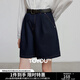 初語牛仔｜初語彈力牛仔短褲女2025夏季新款舒適中腰百搭A字熱褲 牛仔原色 29