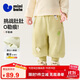 迷你巴拉（minibala）嬰兒寶寶男童女童褲子2025冬加絨長(cháng)褲燈籠泡泡褲