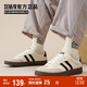 Semir男鞋復(fù)古德訓(xùn)鞋男秋季新款簡約休閑鞋板鞋男STH243039 米黑 42