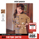MiniPeace太平鳥(niǎo)童裝冬女童連衣裙F2FAD4A25 卡其色 130cm