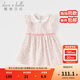 戴維貝拉（DAVE＆BELLA）兒童連衣裙夏裝公主裙洋氣女童裙子幼兒寶寶衣服夏季新款童裙 小碎花印花【現貨】 120 cm（建議身高110-120cm）