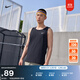 耐克（NIKE）官方男子速干訓練背心夏季無(wú)袖運動(dòng)柔軟舒適圓領(lǐng)AR6070 010黑/(白) S