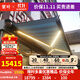 紫葉（ziye） 戶(hù)外遮陽(yáng)棚伸縮雨棚電動(dòng)陽(yáng)臺庭院鋁合金全盒折疊式防曬防雨蓬 寬6米*伸3米 帶燈【15年不褪色】