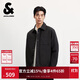 杰克·瓊斯（JACK&JONES） 秋冬男裝羽絨服加厚保暖外套常規寬松短翻領(lǐng)摁扣上衣225323005