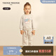 Teenie Weenie Kids小熊童裝秋季款女寶寶休閑百搭衛衣衛褲兩件套 花灰色 100 cm