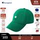 Champion冠軍新款刺繡小c Logo遮陽(yáng)簡(jiǎn)約鴨舌帽棒球帽男女同款 綠色 均碼