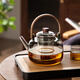 憶壺茶煮茶壺玻璃茶具蒸煮雙內膽大容量耐熱提梁壺家用泡茶壺茶具