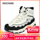 斯凱奇（Skechers）貝殼熊女鞋百搭高幫女靴厚底增高老爹鞋戶(hù)外休閑運動(dòng)鞋168026