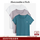 Abercrombie & Fitch經(jīng)典小麋鹿圖案女裝夏季美式3件組合裝圓領(lǐng)短袖T恤139-4670 多色 M 165/96A