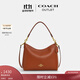 蔻馳（COACH）奧萊女士LAUREL單肩包休閑斜挎包通勤百搭流浪包 IM/棕黃色