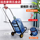 安俊晟折疊手拉車(chē)小推車(chē)購物拖車(chē)便攜拉桿車(chē)小拉移動(dòng)桶裝水移動(dòng)車(chē)載 帶弧度-【拉水桶】折疊車(chē)/黑色有