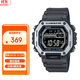 卡西歐（CASIO）手表男復古小方塊數字防水運動(dòng)學(xué)生男女電子石英表MWD-110H-8B