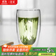 雅集雙層家用隔熱極簡(jiǎn)杯耐熱防燙加厚玻璃杯透明杯咖啡杯辦公大綠茶杯