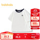 巴拉巴拉童裝T恤兒童短袖2024男童夏裝女童上衣簡(jiǎn)約百搭208224117224