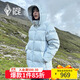 黑冰（BLACKICE）新款經(jīng)典天璇PLUS女士鵝絨700+蓬羽絨服城市輕戶(hù)外羽絨服 灰藍 S