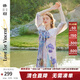 兩三事梵高文藝 戀色羅曼史 2025春季新款法式可拆翻領(lǐng)印花連衣裙 花色 L