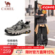 駱駝（CAMEL）【山城】男鞋戶(hù)外登山鞋網(wǎng)面透氣男士厚底跑步休閑運動(dòng)鞋 G15S342004 淺綠 四季款 42