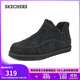 斯凱奇（SKECHERS）冬季新款男子舒適加絨加厚保暖棉鞋短筒鞋靴平跟百搭雪地靴205178