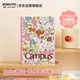 國譽(yù)（KOKUYO）B5/40張/8mm點(diǎn)線(xiàn)2025年Campus50周年限定插畫(huà)師無(wú)線(xiàn)裝訂本 軟抄本AIUEO FRIENDS1本W(wǎng)CN-CNB14E32