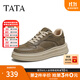 他她（TATA）2025秋商場(chǎng)同款舒適百搭休閑男鞋新款板鞋VQM01CM5 卡其色 42