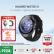 華為Watch5【咨詢(xún)領(lǐng)大額券】智能運動(dòng)健康手表X-TAP智感窗鴻蒙AI手勢操控eSIM獨立通信導航智慧控車(chē) 46mm蒼穹黑（黑色氟膠表帶）