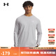 安德瑪（UNDERARMOUR）秋冬Icon男子寬松運動(dòng)休閑長(cháng)袖T恤6005114 摩登灰011 M
