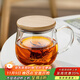 憶壺茶 玻璃茶杯泡茶水分離杯 綠紅茶泡花茶杯子帶過(guò)濾竹木蓋玻璃水杯 竹蓋泡茶杯400ml
