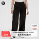 lululemon丨Scuba 女士中腰闊腿運(yùn)動褲 *絲絨 LW5HAAA 黑色 M