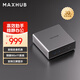 maxhub迷你主機臺式電腦N100英特爾mini商用臺式電腦主機便攜家用游戲電腦辦公小機箱組裝電腦16G+512G